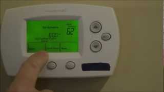 How to Program Your Thermostat  Honeywell FocusPro TH6000 Series [upl. by Maurie]