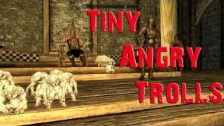 Skyrim  Tiny Angry Trolls Mod 2 [upl. by Pendleton]