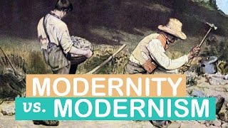 The Difference between Modernity amp Modernism  Art Terms  LittleArtTalks [upl. by Ednutabab727]