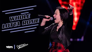 Caroline  Whole Lotta Rosie  Blind Auditions 3  The Voice van Vlaanderen  VTM [upl. by Ecirtnahs]