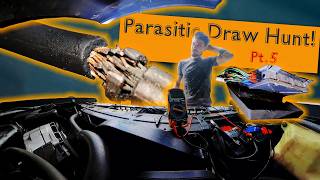 Parasitic Draw Search Pt 5 Disconnecting ECU Light amp AC Switch Burnt Cable [upl. by Adnirual]