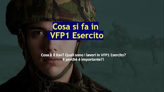 Cosa si fa al Rav Esercito VFP1 [upl. by Myna934]