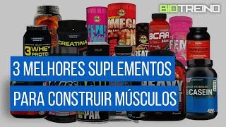 Melhores suplementos para ganhar massa muscular [upl. by Ursulina]