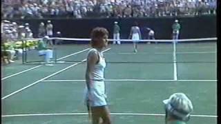 Evonne Goolagong Vs Virginia Wade 4mp4 [upl. by Raimes842]