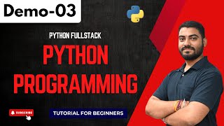 Python Fullstack Demo 03  Python Programming  Python Tutorial for Beginners [upl. by Reklaw]