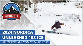 2024 Nordica Unleashed 108 Ice  SkiEssentialscom Ski Test [upl. by Tiebold]