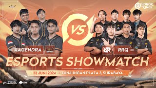 🔴 Esports Showmatch RRQ vs Kagendra”  Honor of Kings Indonesia [upl. by Nawor767]