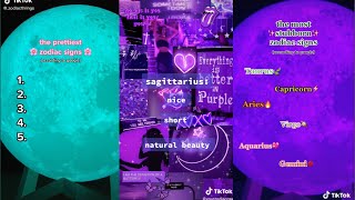 Zodiac Signs TikTok Compilation 👻Part 5👻 [upl. by Seibold691]