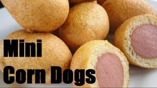 How to Make Mini Corn Dogs [upl. by Koralie]