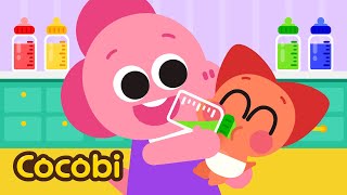 Rainbow Bottle Feeding Song  Take Care of Baby  Nursery Rhymes amp Kids Songs  Cocobi [upl. by Basil519]