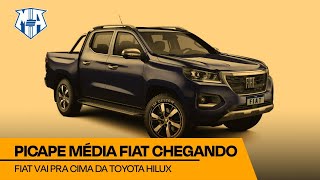 Nova picape Fiat Landtrek  Vai pra cima da TOYOTA HILUX  NOVA PICAPE MÉDIA CHEGANDO  Qual o nome [upl. by Joye]