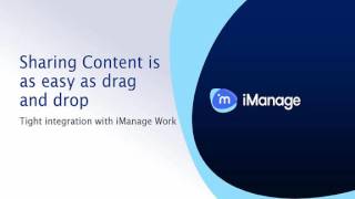 iManage Share Cloud File Sharing for Law Firms Demo [upl. by Woodie]