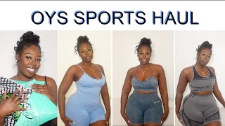 OYS SPORTS TRY ON HAUL [upl. by Lledraw]