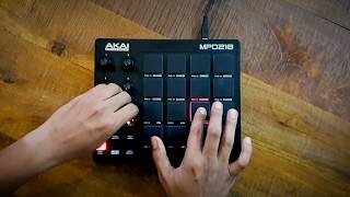 AKAI MPD218 Performance  Isyraf  Regulate [upl. by Surovy441]