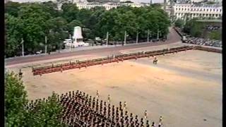 Scots Guards Trooping the Colour 1977 Part 1 [upl. by Idelia]