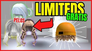 4 NUEVOS PELOS GRATIS en Roblox COSAS GRATIS EN ROBLOX EVENTOS [upl. by Trembly143]