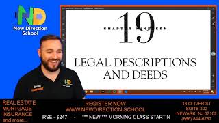 Legal Descriptions and Deeds  PT 1 realestatelicensing deeds [upl. by Hgielek732]