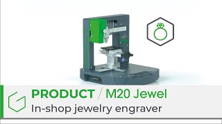 M20 Jewel the ideal jewelry engraving machine in shop [upl. by Warner]