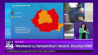 Cod roșu de caniculă în mai mult de jumătate din țară cel mai extins emis vreodată de meteorologi [upl. by Amadeo]