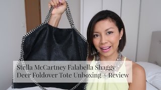 Stella McCartney Falabella Shaggy Deer Fold Over Tote Review [upl. by Kameko]