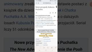 Moja historia seriali animowanych odcinek 3 Nowe Przygody Kubusia Puchatka i Oggy i Kalaruchy [upl. by Lauder]