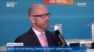 Landtagswahl in SchleswigHolstein Interview mit Peter Tauber und Thomas Strobl am 080517 [upl. by Henryetta]