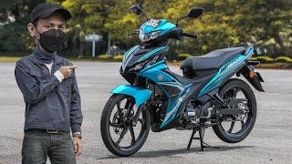 ULASAN VIDEO Yamaha 135LC Fi V8 2022 di Malaysia  dari RM7798 [upl. by Atinrev]