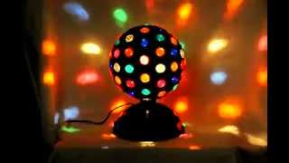 8quot Rotating Disco Party Lamp Light [upl. by Enialahs]