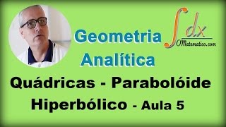 GRINGS  Quádricas  Parabolóide Hiperbólico  Aula 5 [upl. by Akiraa]