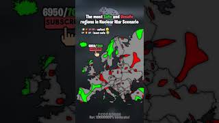 Safest And Least Safest regions in Europe  War europe map geography countryballs history usa [upl. by Penhall181]