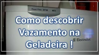 Vazamento de água na geladeira [upl. by Krawczyk]