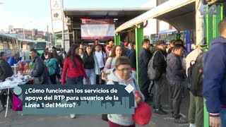 ¿Cómo funcionan los servicios de apoyo del RTP para usuarios de la Línea 1 del Metro [upl. by Stanly]