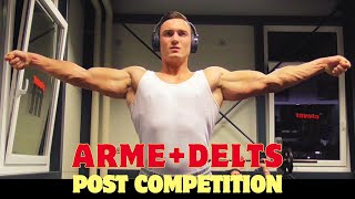 Arme  Schulter Training nach dem Wettkampf  Natural Bodybuilding [upl. by Tsyhtema]