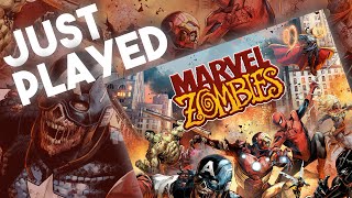 Marvel Zombies A Zombicide Game Just Played [upl. by Yrovi]