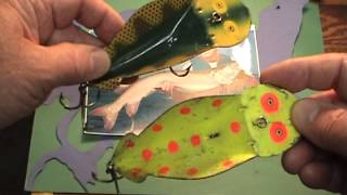 Spoonplug fishing lure tutorial of Vintage trolling bait that still catches fish today [upl. by Plato]