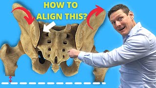 How To Align Your Pelvis  Self Adjustment For the SI joint [upl. by Dexter]