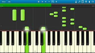 Petit Biscuit  You  piano tuto synthesia [upl. by Nah]