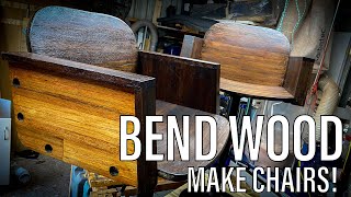 How to bend wood veneer to make cool chairs [upl. by Sevein563]