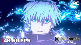 Jujutsu Kaisen Cursed Crash  Gojo Satoru Cursed Technique Combats Gameplay 4K 60fps [upl. by Enyalb]