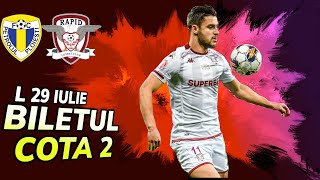 PARIURI luni 29 iulie 2024  Bilet COTA 2 Petrolul Rapid \Derby adevarat [upl. by Dionisio]