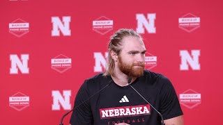 Nebraskas Isaac Gifford full press conference from Sept 3 2024 [upl. by Ived]