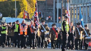 Cambuslang britannia flute band  Hutchesontown True Blues LOL 69 111123 [upl. by Aihsela]