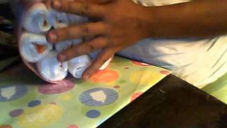 How to make square diaper cake [upl. by Ellehcsor16]