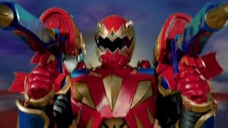 Red Ranger Battlizer Morph and Fight  The Passion of Conner  Dino Thunder  Power Rangers Official [upl. by Dieterich]