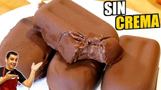 PALETAS de chocolate 🍫 sin crema ni leche condensada y SIN MÁQUINA de helados receta  927 [upl. by Hurff920]