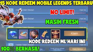 REDEEM SEKARANG KODE REDEEM ML HARI INI KODE REDEEM MOBILE LEGENDS KODE REDEEM ML TERBARU JUNI 2024 [upl. by Eimmaj]