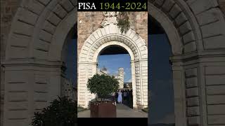 Allies troops in PISA📍 1944  2024 ww2 thenandnow history military pictures [upl. by Hoeve]