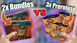 If you have 80 for Magic what should you choose Thunder Junction Bundle VS Prerelease packs otj [upl. by Nellda]