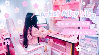 Artist Alley Vlog 30 Greensboro Pop Culture Con 2023 [upl. by Eusassilem]