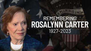 REMEMBERING ROSALYNN Rosalynn Carter funeral service for friends and family in Plains  Watch Live [upl. by Ardnas]